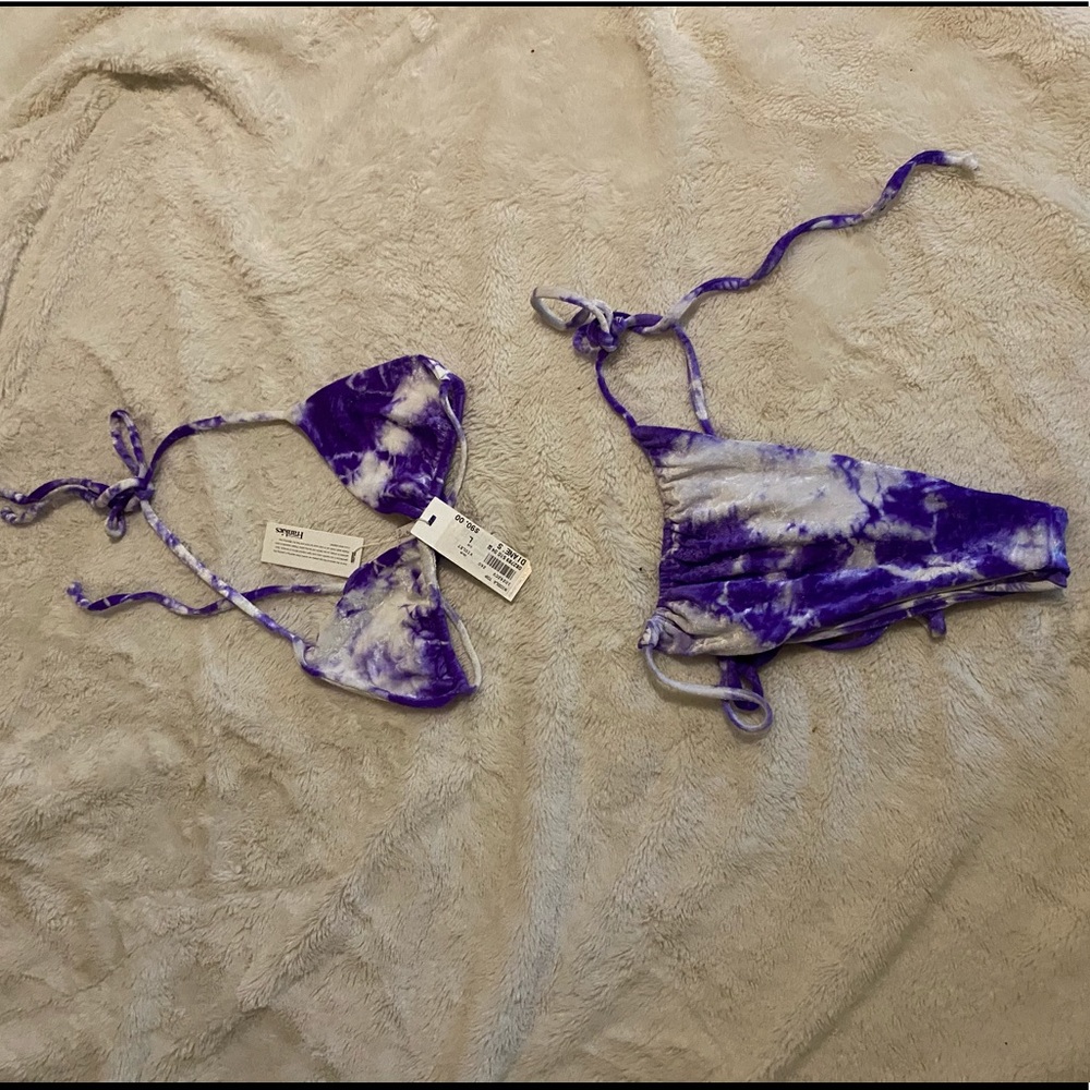Velvet purple tie dye Frankies Bikini